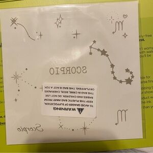 Scorpio Zodiac Temporary Tattoos